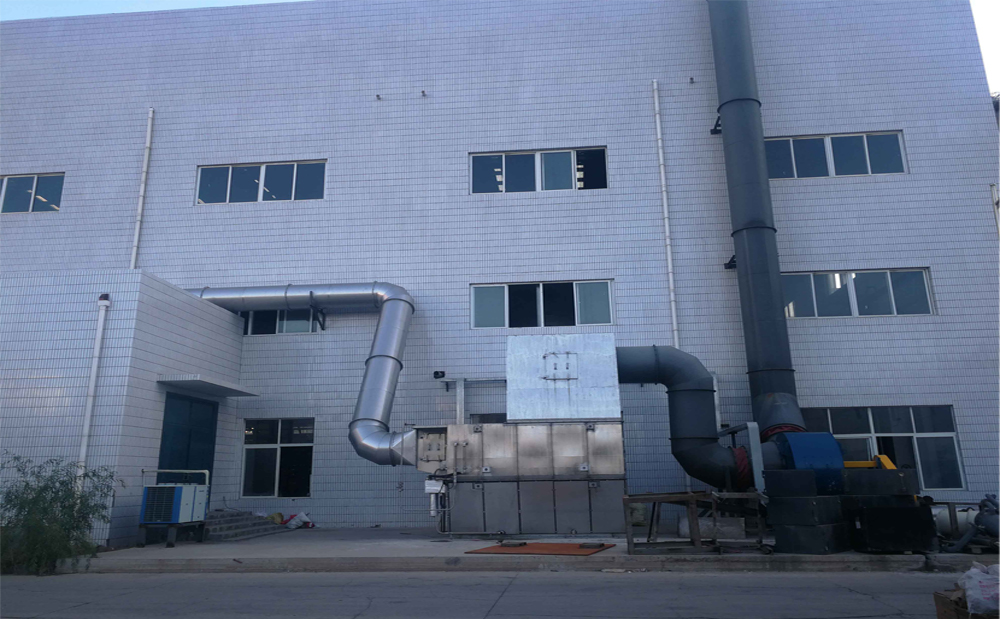 擠出機(jī)除塵除水蒸氣方案