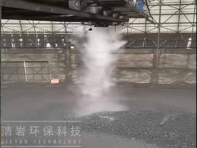 冀東水泥圓堆機(jī)長堆機(jī)干霧抑塵系統(tǒng)